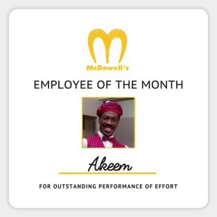 McDowell's Employee of the Month - Akeem Magnet